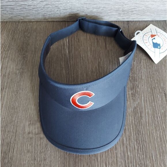 NEW Chicago Cubs Adjustable Visor Hat Cap - Picture 2 of 6